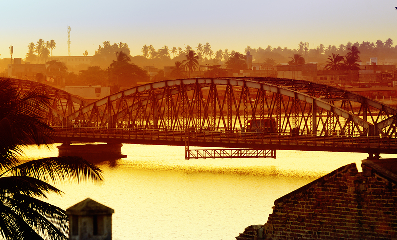 Pont Faidherbe à Saint-Louis du Sénégal.