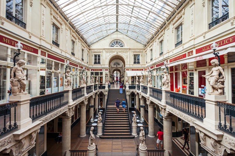 Passage Pommeraye à Nantes.